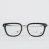 Chrome Hearts Glasses Sunglasses OVERPOKED BLACK PLASTICBRUSHED SILVER 2
