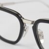 Chrome Hearts Glasses Sunglasses OVERPOKED BLACK PLASTICBRUSHED SILVER 6