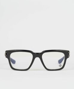 Chrome Hearts glasses BULGE – BLACKSHINY SILVER 2