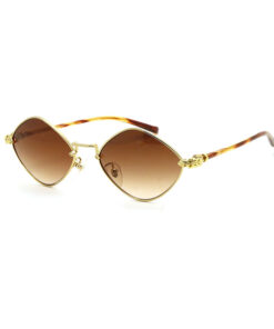 Chrome Hearts Sunglasses frame Diamond Dog Gold Plated 3