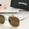 Chrome Hearts Sunglasses frame h8034 Gold Plated 3